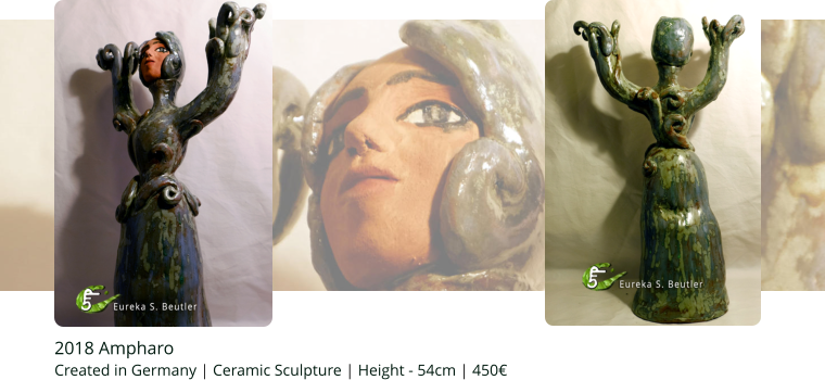 2018 Ampharo Created in Germany | Ceramic Sculpture | Height - 54cm | 450€