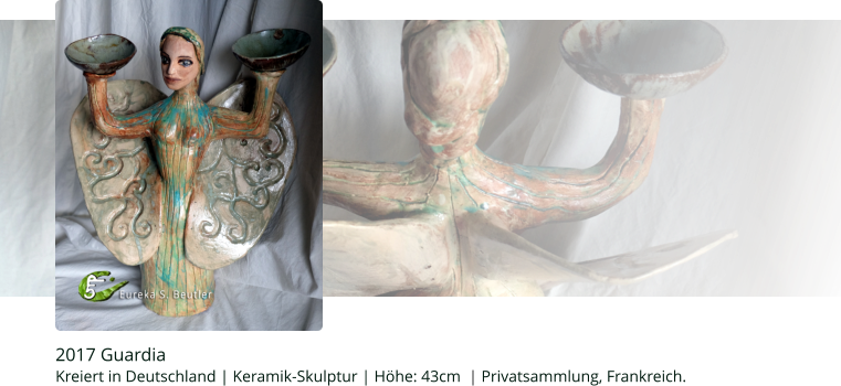 2017 Guardia Kreiert in Deutschland | Keramik-Skulptur | Höhe: 43cm  | Privatsammlung, Frankreich.