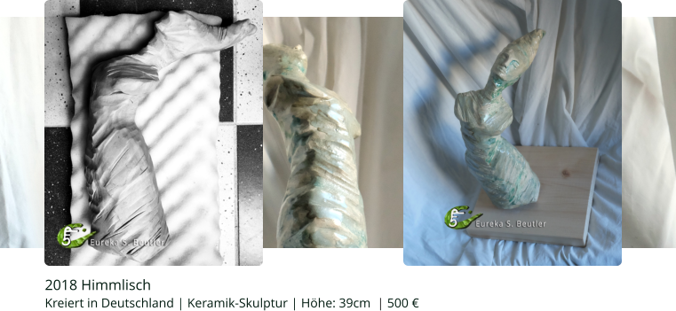 2018 Himmlisch   Kreiert in Deutschland | Keramik-Skulptur | Höhe: 39cm  | 500 €